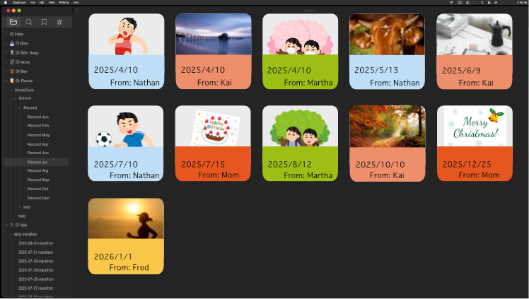 DraftCard Main View